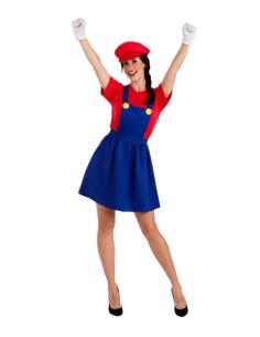 Costume da idraulico per videogiochi taglia M - di alta qualità, ideale per il Carnevale, feste a tema ed eventi speciali. 2
